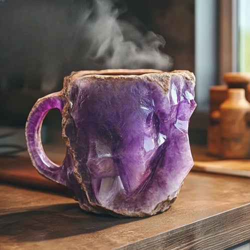 (🌲Early Christmas Sale ) ✨️2024 New Mineral Crystal Coffee Mugs☕